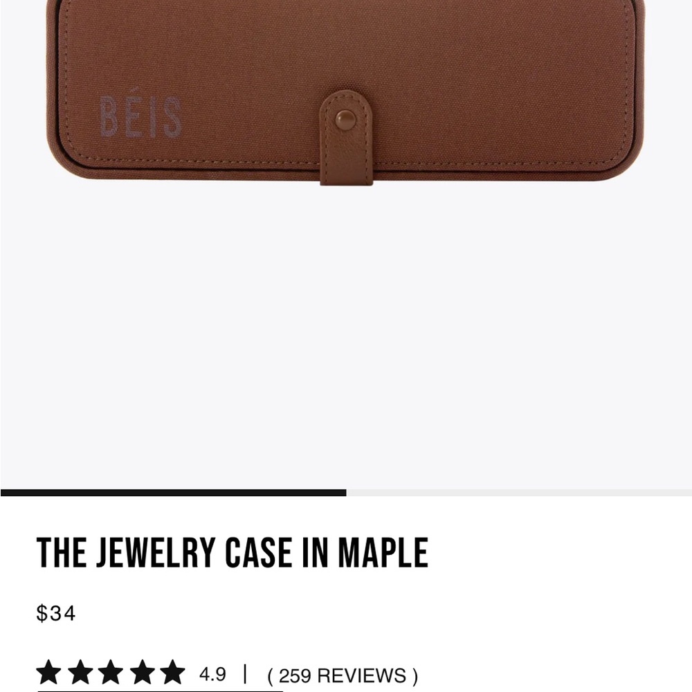 BEIS Brown Jewelry Case